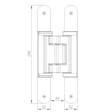 DMJ 648 SSM матовая нержавеющая сталь